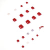 12 Sizes-24 Pcs Press On Nails JP1181