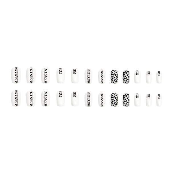 12 Sizes-24 Pcs Press On Nails W567
