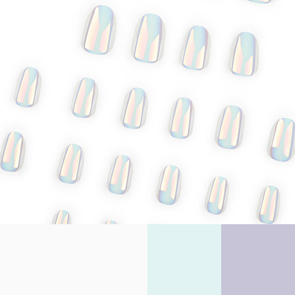 12 Sizes-24 Pcs Press On Nails JP3242