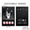 12 Sizes-24 Pcs Press On Nails C1288