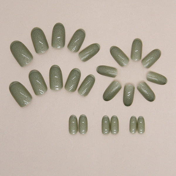 12 Sizes-24 Pcs Press On Nails W1330