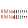 12 Sizes-24 Pcs Press On Nails W1734