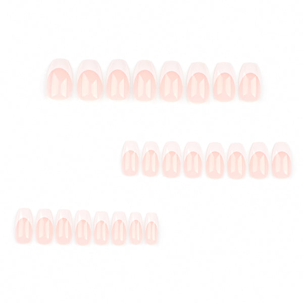 12 Sizes-24 Pcs Press On Nails JP3371