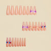 12 Sizes-24 Pcs Press On Nails Y835