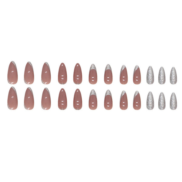 12 Sizes-24 Pcs Press On Nails W631