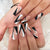 12 Sizes-24 Pcs Press On Nails JP1334
