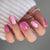 Glossy Pink Short Square Press on Nails