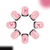 12 Sizes-24 Pcs Press On Nails C1150