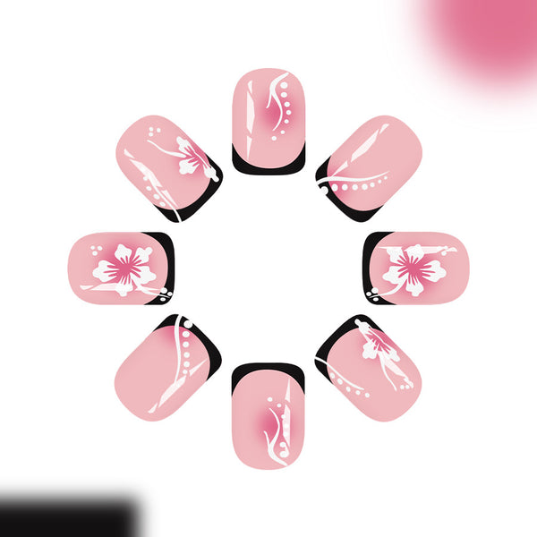 12 Sizes-24 Pcs Press On Nails C1150
