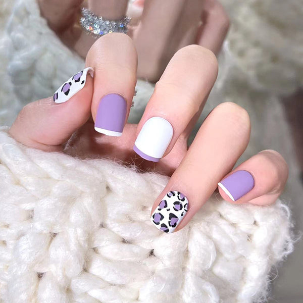 12 Sizes-24 Pcs Press On Nails JP1550