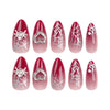 12 Sizes-24 Pcs Press On Nails JP3030