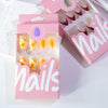 12 Sizes-24 Pcs Press On Nails JL0677