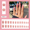 12 Sizes-24 Pcs Press On Nails W415