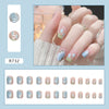 12 Sizes-24 Pcs Press On Nails R732