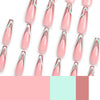 12 Sizes-24 Pcs Press On Nails JP3073