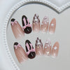 12 Sizes-24 Pcs Press On Nails Z1341