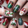 12 Sizes-24 Pcs Press On Nails Y1267