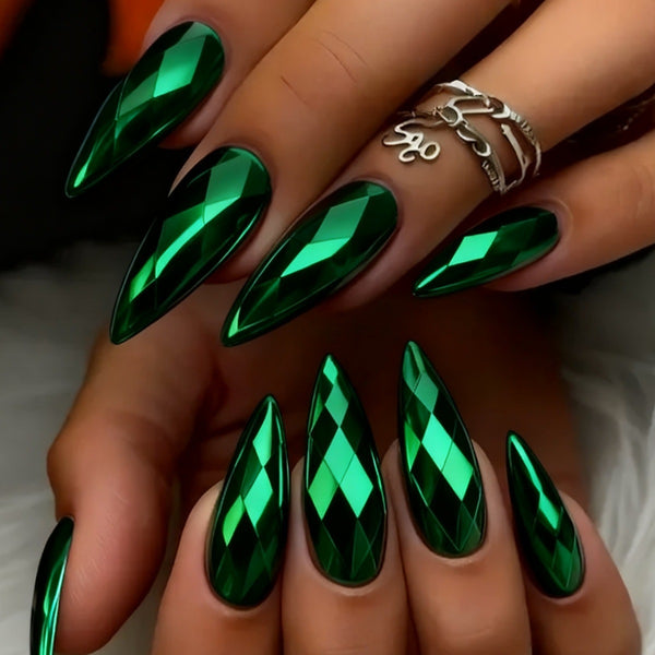 12 Sizes-24 Pcs Press On Nails Y1337