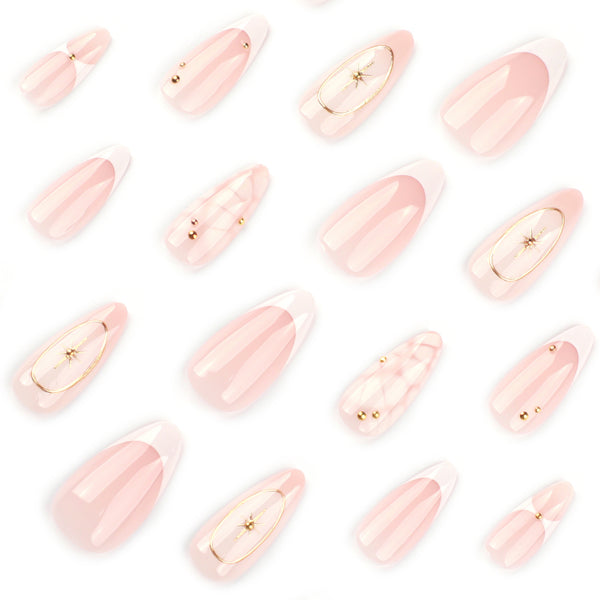 12 Sizes-24 Pcs Press On Nails JP4030