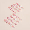 12 Sizes-24 Pcs Press On Nails W536