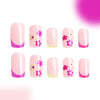 12 Sizes-24 Pcs Press On Nails C376