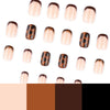 12 Sizes-24 Pcs Press On Nails JP4158