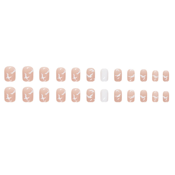 12 Sizes-24 Pcs Press On Nails W826