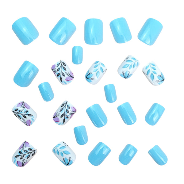 12 Sizes-24 Pcs Press On Nails Y779