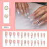 12 Sizes-24 Pcs Press On Nails Z713