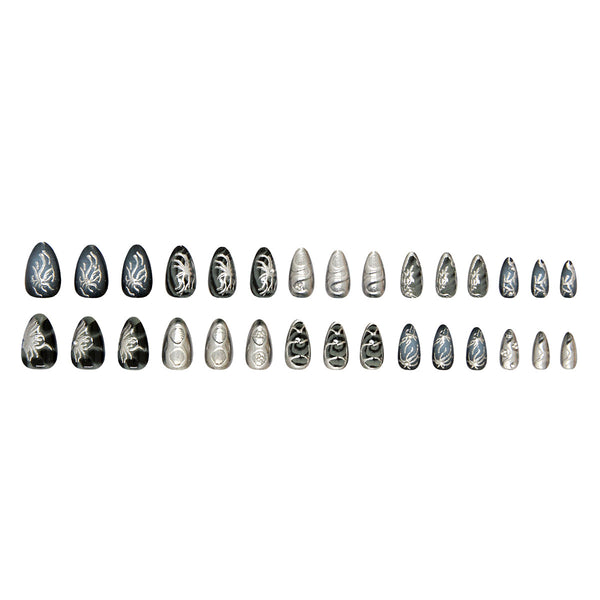 30 Pcs Press On Nails Z1023
