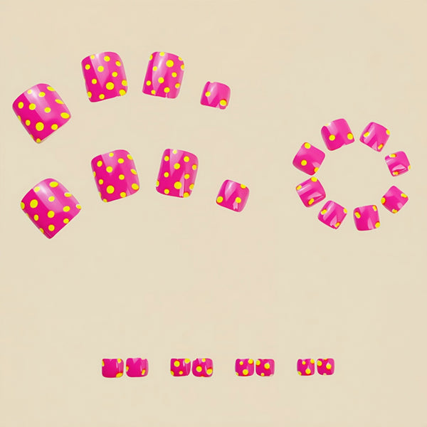 12 Sizes-24 Pcs Press On Nails Y602
