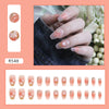 12 Sizes-24 Pcs Press On Nails R521