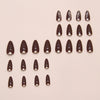 12 Sizes-24 Pcs Press On Nails W1868