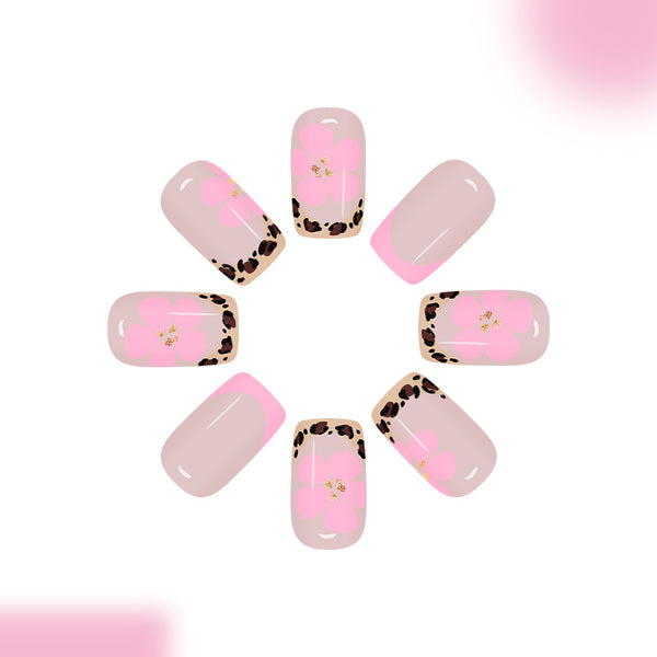 12 Sizes-24 Pcs Press On Nails C1597