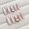 12 Sizes-24 Pcs Press On Nails Z907