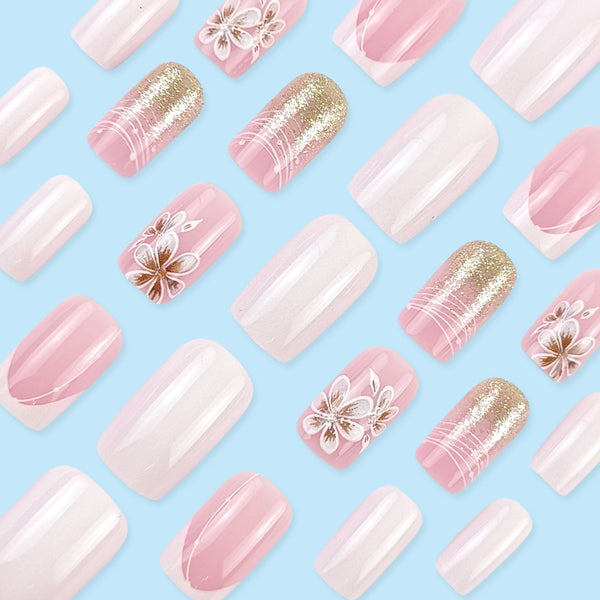 12 Sizes-24 Pcs Press On Nails DY2046-B7