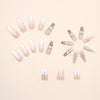 12 Sizes-24 Pcs Press On Nails Z521