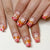 12 Sizes-24 Pcs Press On Nails C1022