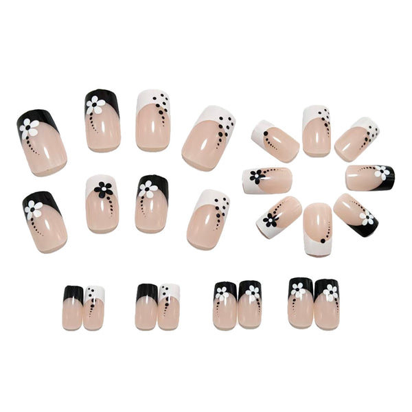 12 Sizes-24 Pcs Press On Nails y1570