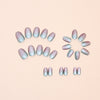 12 Sizes-24 Pcs Press On Nails W1523
