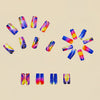 12 Sizes-24 Pcs Press On Nails Y581
