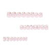 12 Sizes-24 Pcs Press On Nails JP3761