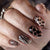12 Sizes-24 Pcs Press On Nails Y1556