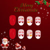 12 Sizes-24 Pcs Press On Nails C712