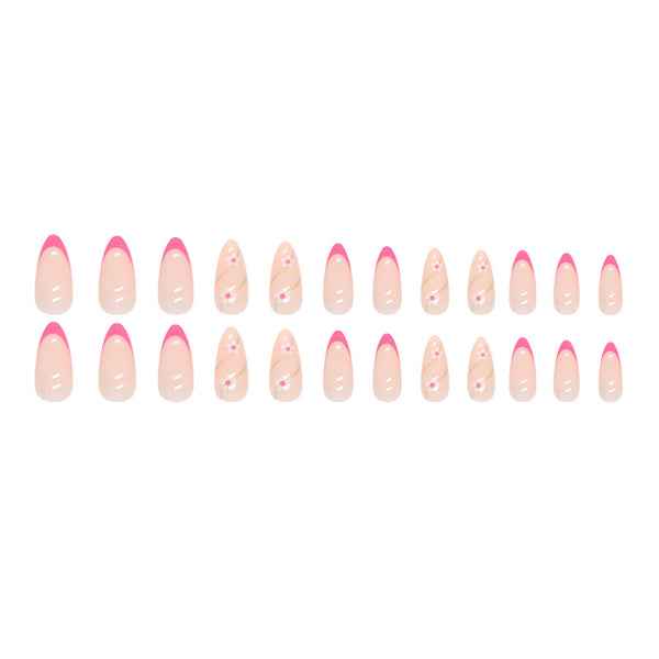 12 Sizes-24 Pcs Press On Nails W609