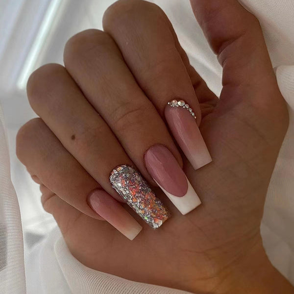 12 Sizes-24 Pcs Press On Nails Z652