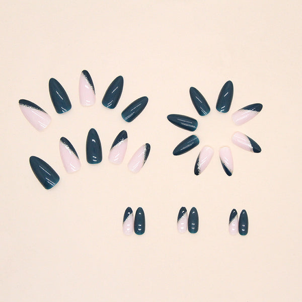 12 Sizes-24 Pcs Press On Nails W344