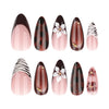 12 Sizes-24 Pcs Press On Nails JP4186