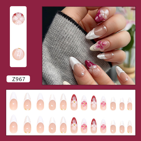 12 Sizes-24 Pcs Press On Nails Z967