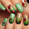 12 Sizes-24 Pcs Press On Nails W1635